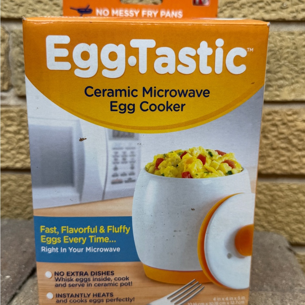 Egg-Tastic Ceramic Microwave Egg Cooker